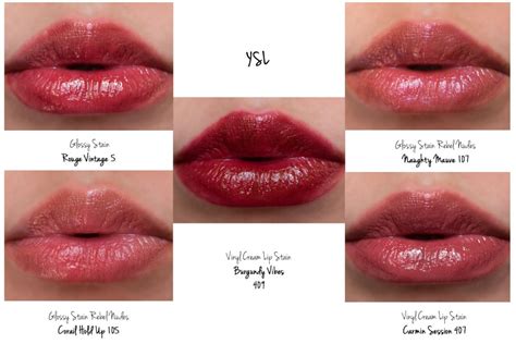 sephora ysl vinyl cream lip stain burgundy vibes review|ysl burgundy lip stain.